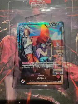 SHANKS One Piece TCG OP09-001 July 2025 Promo Card PSA Sealed & Magazine - Image 2
