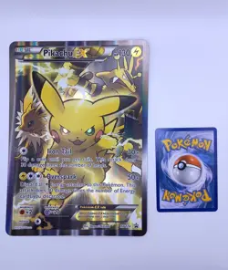 Pokemon XY Jumbo EX Cards Pikachu Charizard Blastoise Venusaur Set XY121- XY124 - Image 2