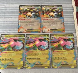 Pokemon Jumbo Card Lot Of 5 - Mega Venusaur ex 013/Mega Kangaskhan ex 025 Promos - Image 1