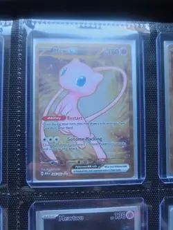 Mew EX GOLD METAL Promo Card 205/165 Scarlet & Violet 151 UPC POKEMON CARD Mint - Image 2