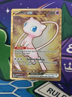 Pokemon Card Mew EX 205/165 Metal Scarlet & Violet 151 UPC Promo EX/NM - Image 2