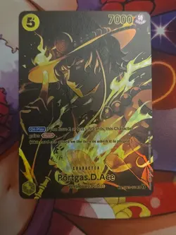 One Piece TCG Legacy of the Master OP12 .. PORTGAS D.ACE .. ST13-011 SR SP - Image 4