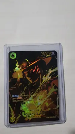 One Piece TCG Legacy of the Master OP12 .. PORTGAS D.ACE .. ST13-011 SR SP - Image 1