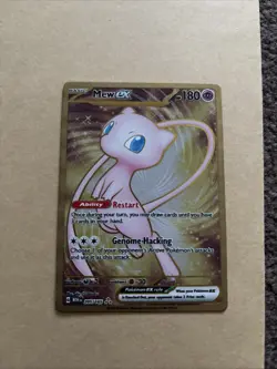 Pokemon Mew EX Card 205/165 Metal, Scarlet & Violet 151, UPC Promo, Near Mint - Image 1