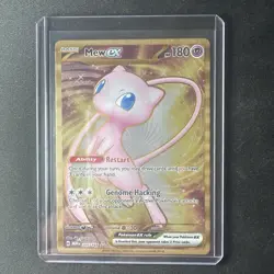 Mew EX GOLD METAL Promo Card 205/165 Scarlet & Violet 151 UPC POKEMON CARD Mint - Image 2