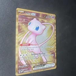 Mew EX GOLD METAL Promo Card 205/165 Scarlet & Violet 151 UPC POKEMON CARD Mint - Image 4