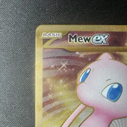 Mew EX GOLD METAL Promo Card 205/165 Scarlet & Violet 151 UPC POKEMON CARD Mint - Image 5