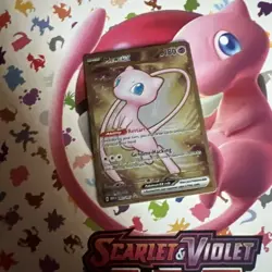 Pokemon TCG Scarlet & Violet 151 Mew UPC: Mew ex 205/165 Metal Promo Card - NM/M - Image 1