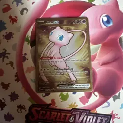 Pokemon TCG Scarlet & Violet 151 Mew UPC: Mew ex 205/165 Metal Promo Card - NM/M - Image 2