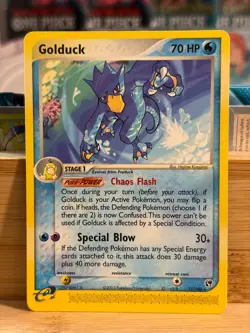 GOLDUCK 17/100 EX Sandstorm Regular Unlimited Vintage Pokemon TCG Lightly Played - Image 1