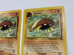 2 Kabuto Unlimited 50/62 Pokemon TCG 1999 Fossil WOTC Common HP- 24 Hr Shipping - Image 3