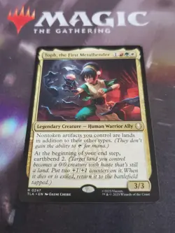 Mtg. Toph, the First Metalbender. Avatar: The Last Airbender. Pack Fresh - Image 1
