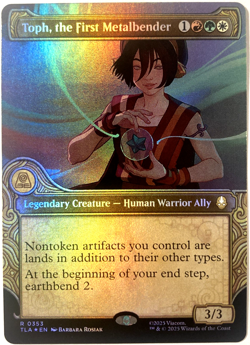 MTG Toph, the First Metalbender (Showcase Foi) Avatar: The Last Airbender 353 NM - Image 1
