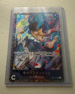 One Piece Card Game Cavendish JP Flagship Asia Best 8 Limited Promo EB01-012 NM - Image 1