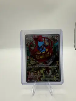 Pokemon TCG Illustration Holo Rare Riolu #010 Mega Evolutions Promo Card - Image 1