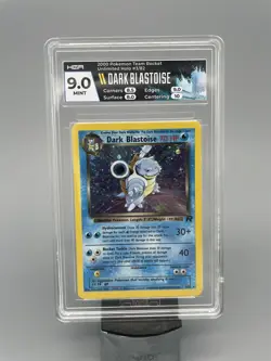 Dark Blastoise Holo Team Rocket Set Pokemon Card HGA 9! - Image 1