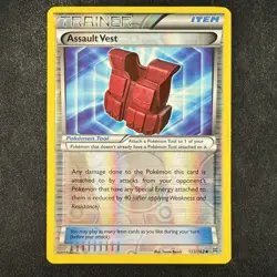 Pokemon TCG Assault Vest 133/162 XY Breakthrough Uncommon Reverse Holo Card - Image 1