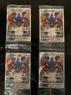 2023 Lucario VSTAR SWSH291 Crown Zenith ETB Promo Card SEALED Lot Of 4 NM - Image 1