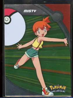 Misty Foil Holo HV7 Topps Animation Edition Ex Heroes Villains Pokemon - Image 1