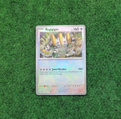 Pokemon Prismatic Evolutions Regigigas 086/131 Masterball Holo Card - English - Image 1