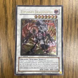 YuG Exploder Dragonwing 1st Edition RGBT-EN040 Ultimate Rare Raging Battle LP - Image 1