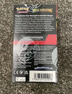 Pokemon TCG Mega Evolution Half Booster Box 18 Packs - Brand New and Sealed - Image 2