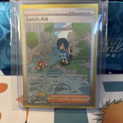 Pokemon TCG Lana's Aid Holo Card 219/167 Sv06: Twilight Masquerade Near Mint NM - Image 1
