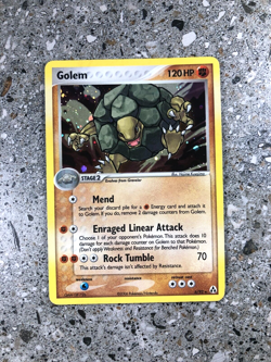 Pokemon TCG Cards Golem 6/92 Legend Maker Holo Rare EXC (NM/M Front) - Image 1
