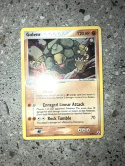 Pokemon TCG Cards Golem 6/92 Legend Maker Holo Rare EXC (NM/M Front) - Image 3