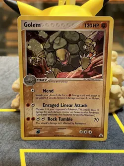 Pokemon TCG Golem EX Legend Maker Holo Rare 6/92 NM - Image 1