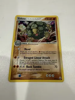 Pokemon TCG Golem Holo 6/92 EX Legend Maker 2006 NM/LP - Image 1