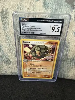 Pokemon Golem EX TCG Legend Maker Holo # 6/92 Regional Championships CGC 9.5 - Image 1