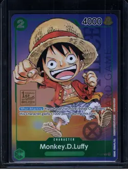 Monkey.D.Luffy 1st Anniversary Tournament P-037 One Piece Promo Stamped Foil! - Image 1