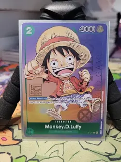 Monkey D Luffy P-037 [1st Anniversary] Tournament Promo Holo One Piece TCG - Image 1
