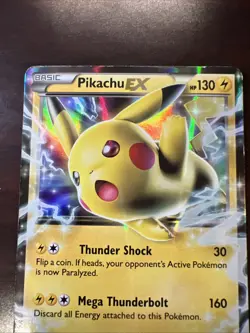 Pikachu EX Holo Black Star Promo XY174 NM - Image 3