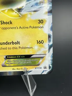 Pokemon TCG Pikachu EX XY174 Black Star Promo MP - Image 3