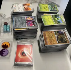 Mixed Lot of 1000 Pokemon Cards Common/Uncommon NM Bulk With TCG Accessories - Image 2