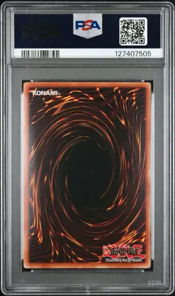 PSA 8 Uria, Lord of Searing Flames SOI-EN001 Ultra Rare YuGiOh - Image 2