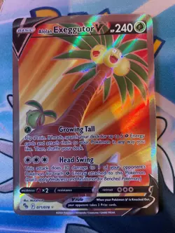 Alolan Exeggutor V Full Art 071/078 Pokemon GO Pokemon Card - Image 1