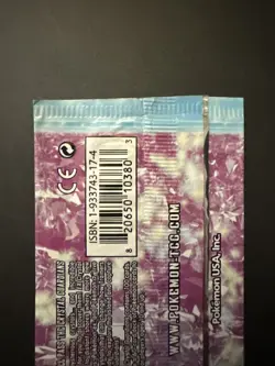 EX Crystal Guardians Jirachi Art EMPTY Pokemon Pack Wrapper OPENED NO CARDS - Image 5