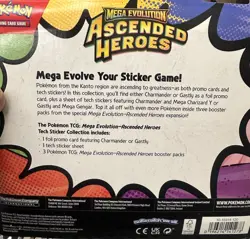 Pokemon Ascended Heroes Tech Sticker Collection Charmander New Sealed IN-HAND - Image 3
