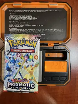 God PackU 🔥22.82g🔥 VERY HEAVY Prismatic Evolutions Pokemon Sealed Booster Pack - Image 1