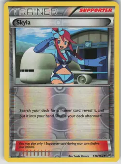 Pokemon TCG Skyla Uncommon Reverse Holo XY - BREAKthrough 148/162 - Image 1