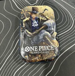 One Piece TCG Card Game - Sabo Mini Tin Vol.2 English 2 Packs Of OP 13 - Image 1