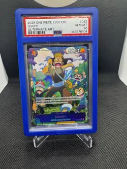 Usopp Alt Art #022 PSA 10 - 2025 One Piece EB02 Foil East Blue - Image 1