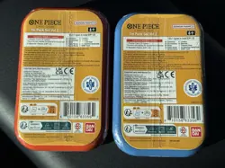 One Piece Tin Pack Set Vol. 2 Factory Sealed 2 Tin Lot Ready to Ship - Image 2
