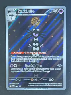Gothitelle SVP 211 Pokemon TCG White Flare Illustration Art Black Star Promo - Image 1