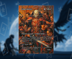 Edgar Markov MTG - Alt Art Custom Game Cards Innistrad - Image 1
