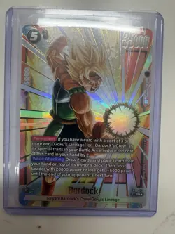 Bardock FB08-112 Alternate Art Saiyan's Pride Dragon Ball English Card Fusion Wo - Image 1