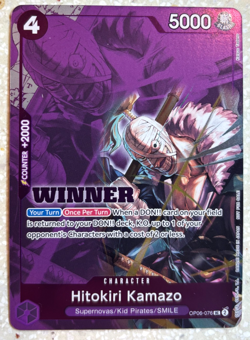 Hitokiri Kamazo (Winner Pack 2025 Vol. 1) OP06-076 One Piece Promotion Cards - Image 1